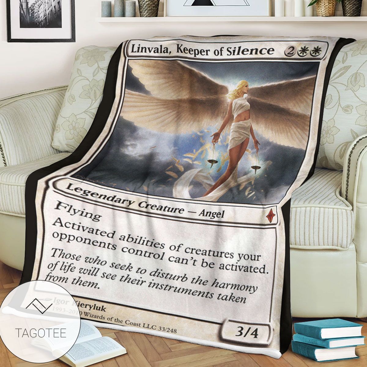 Roe 33 Linvala Keeper Of Silence Game Mtg Magic The Gathering Blanket Tagotee Roe 33 Linvala Keeper Of Silence Game Mtg Magic The Gathering Blanket Tagotee