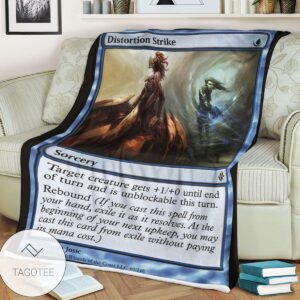 Roe 60 Distortion Strike Game Mtg Magic The Gathering Blanket