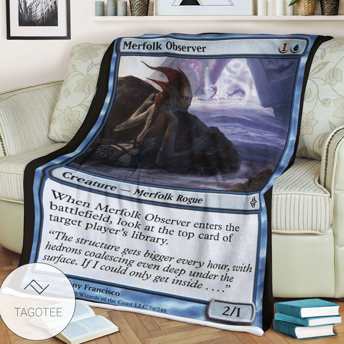 Roe 76 Merfolk Observer Game Mtg Magic The Gathering Blanket Tagotee Roe 76 Merfolk Observer Game Mtg Magic The Gathering Blanket Tagotee