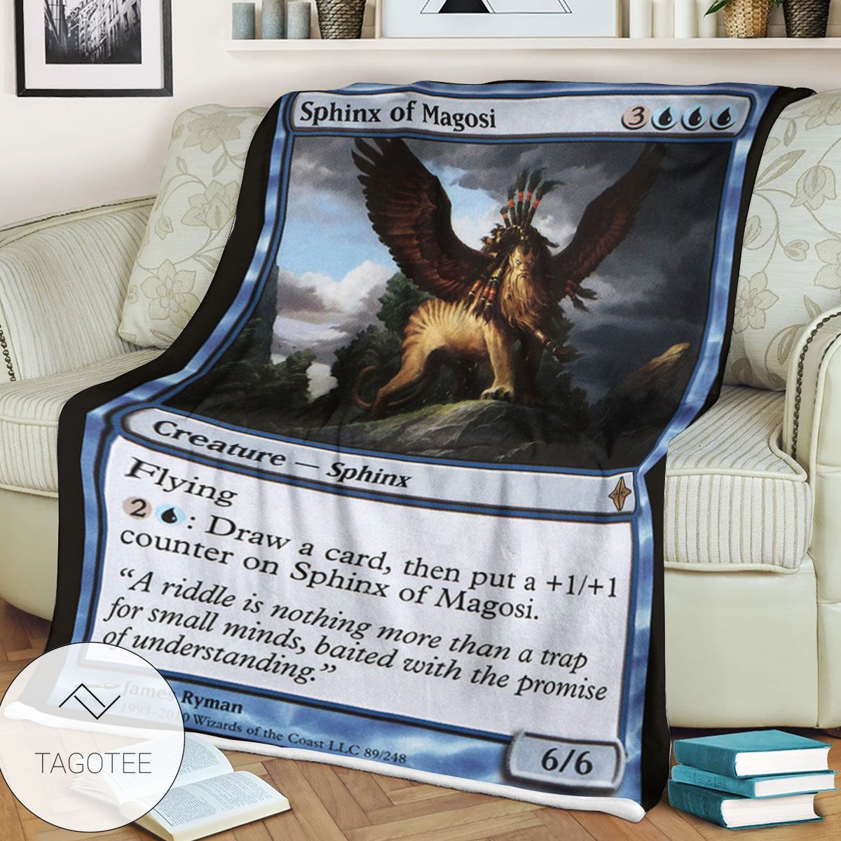 Roe 89 Sphinx Of Magosi Game Mtg Magic The Gathering Blanket Roe 89 Sphinx Of Magosi Game Mtg Magic The Gathering Blanket