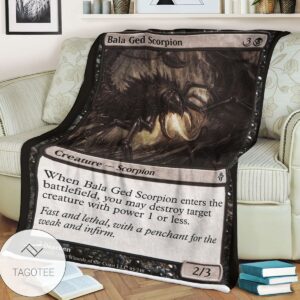 Roe 95 Bala Ged Scorpion Game Mtg Magic The Gathering Blanket