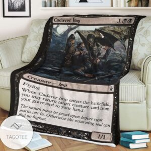 Roe 99 Cadaver Imp Game Mtg Magic The Gathering Blanket
