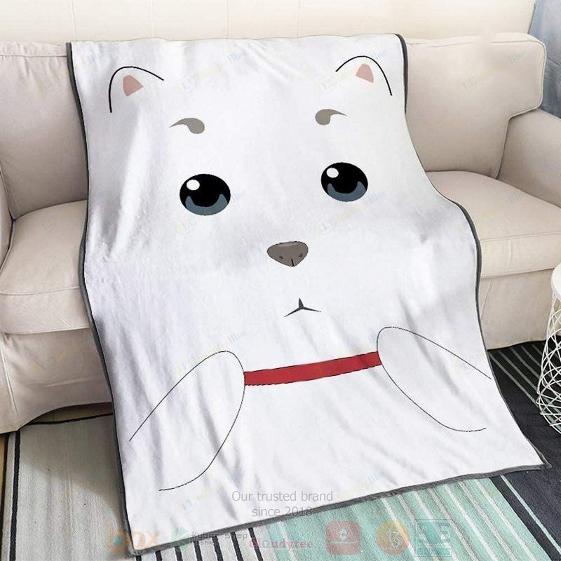 Sadaharu Gintama Anime Blanket Sadaharu Gintama Anime Blanket