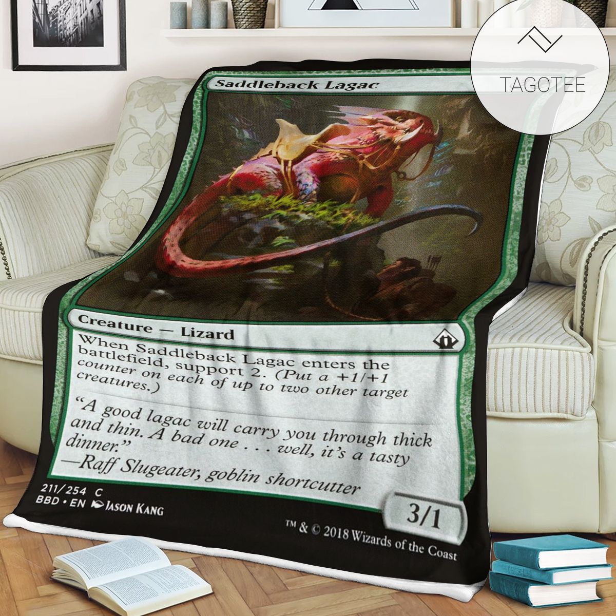 Saddleback Lagac Mtg Game Magic The Gathering Fleece Blanket Saddleback Lagac Mtg Game Magic The Gathering Fleece Blanket