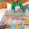 Sailboat To My Dad From Daughter Saying I Love You Blanket