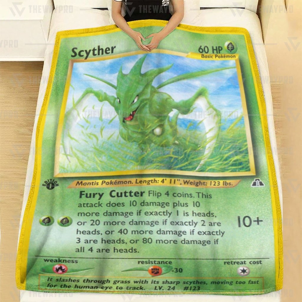 Scyther 1St Pokemon Blanket Scyther 1St Pokemon Blanket