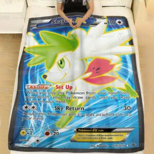Shaymin Ex Roaring Skies Pokemon Blanket