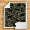 Shetland Sheepdog Camo Blanket