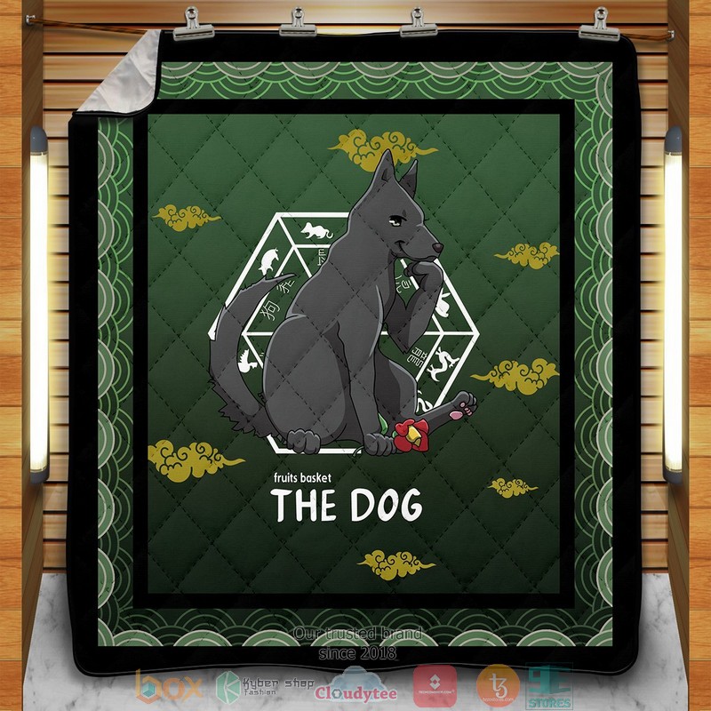 Shigure The Dog Quilt Blanket Shigure The Dog Quilt Blanket