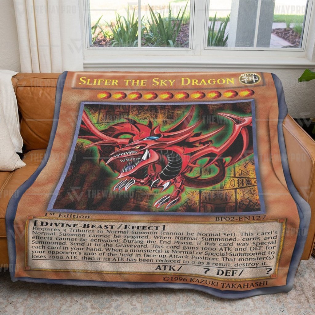 Slifer The Sky Dragon Yu Gi Oh Blanket Slifer The Sky Dragon Yu Gi Oh Blanket
