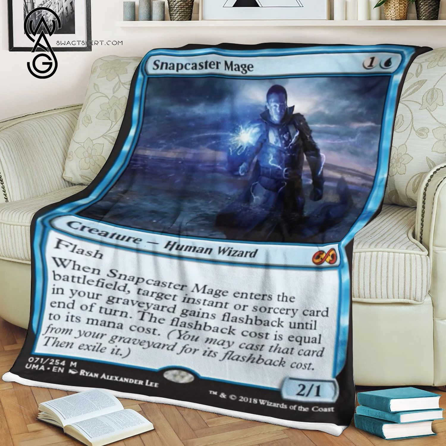 Snapcaster Mage Game Magic The Gathering Blanket Snapcaster Mage Game Magic The Gathering Blanket