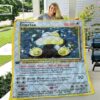 Snorlax Pokemon Quilt Blanket