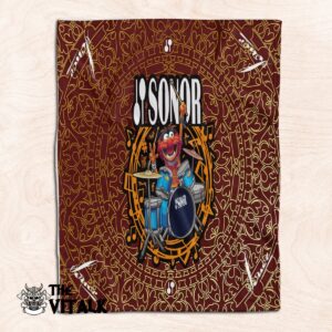 Sonor Drums Animal The Muppet Fleece Blanket