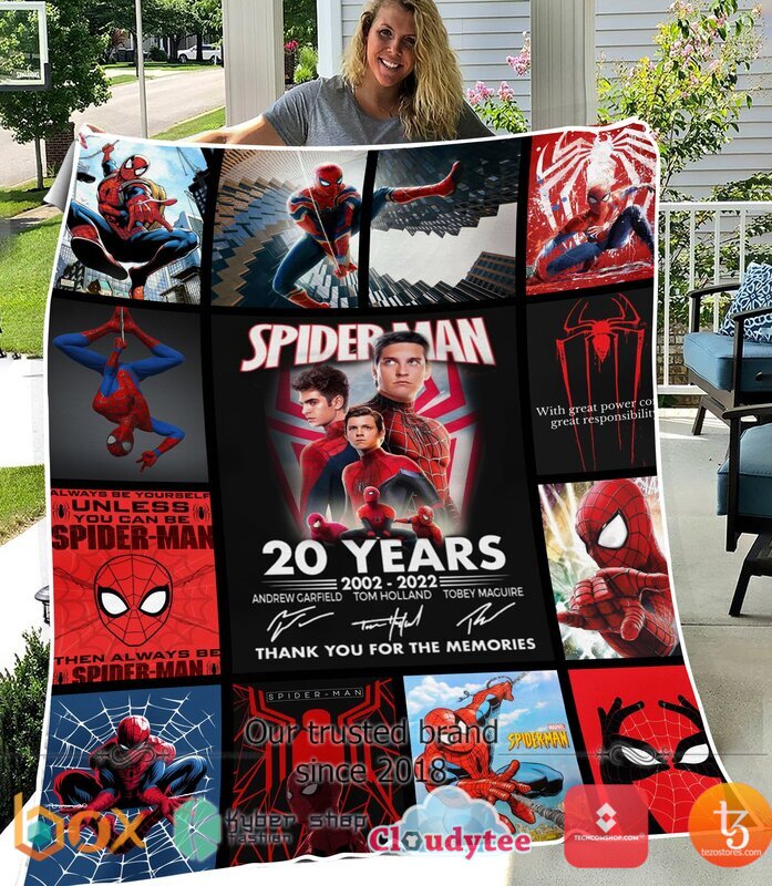 Spider Man 20Th Anniversary Blanket Spider Man 20Th Anniversary Blanket