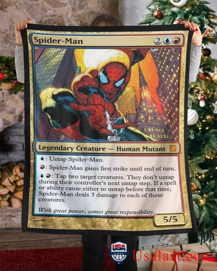 Spider Man Human Mutant Fleece Blanket Spider Man Human Mutant Fleece Blanket