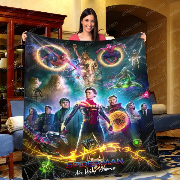 Spider Man No Way Home Fleece Blanket Spider Man No Way Home Fleece Blanket