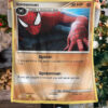 Spider Man Stage 1 Pokemon Card Fleece Blanket