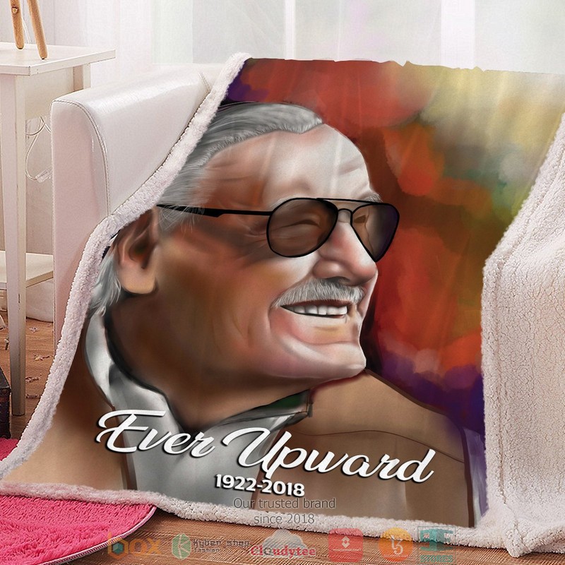 Stan Lee Fans Made Tribute Throw Blanket Stan Lee Fans Made Tribute Throw Blanket