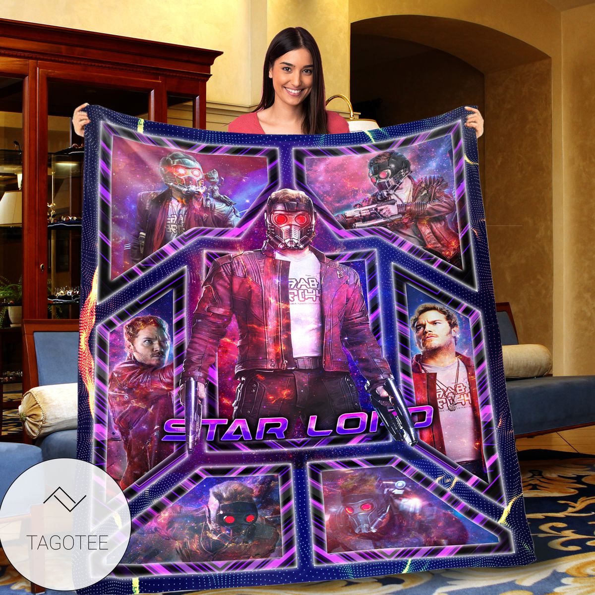 Star Lord Marvel Hero Blanket Tagotee Star Lord Marvel Hero Blanket Tagotee
