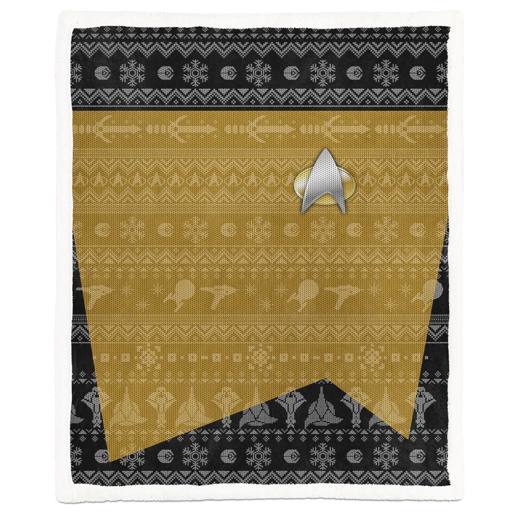 Star Trek The Next Generation 1987 Yellow Blanket Limited Edition Star Trek The Next Generation 1987 Yellow Blanket Limited Edition