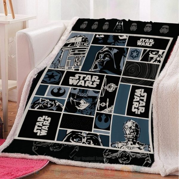 Star Wars Characters Custom Throw Blanket Star Wars Characters Custom Throw Blanket