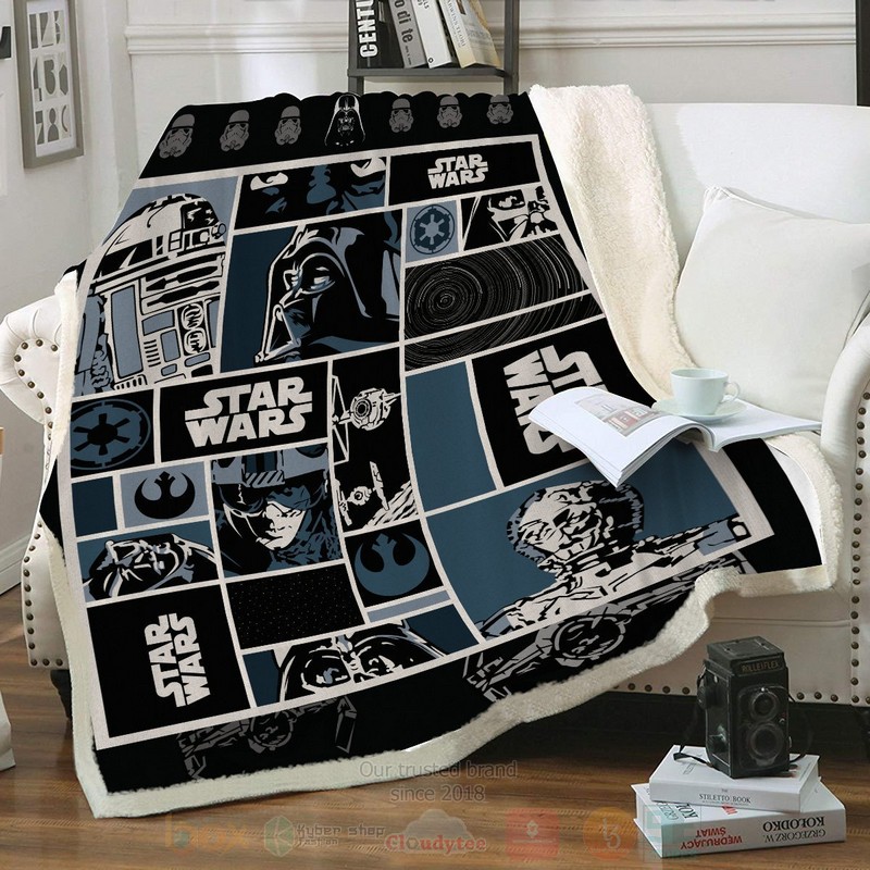 Star Wars Characters Custom Throw Blanket Star Wars Characters Custom Throw Blanket