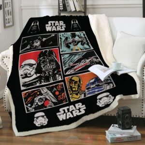 Star Wars Vintage Custom Throw Blanket
