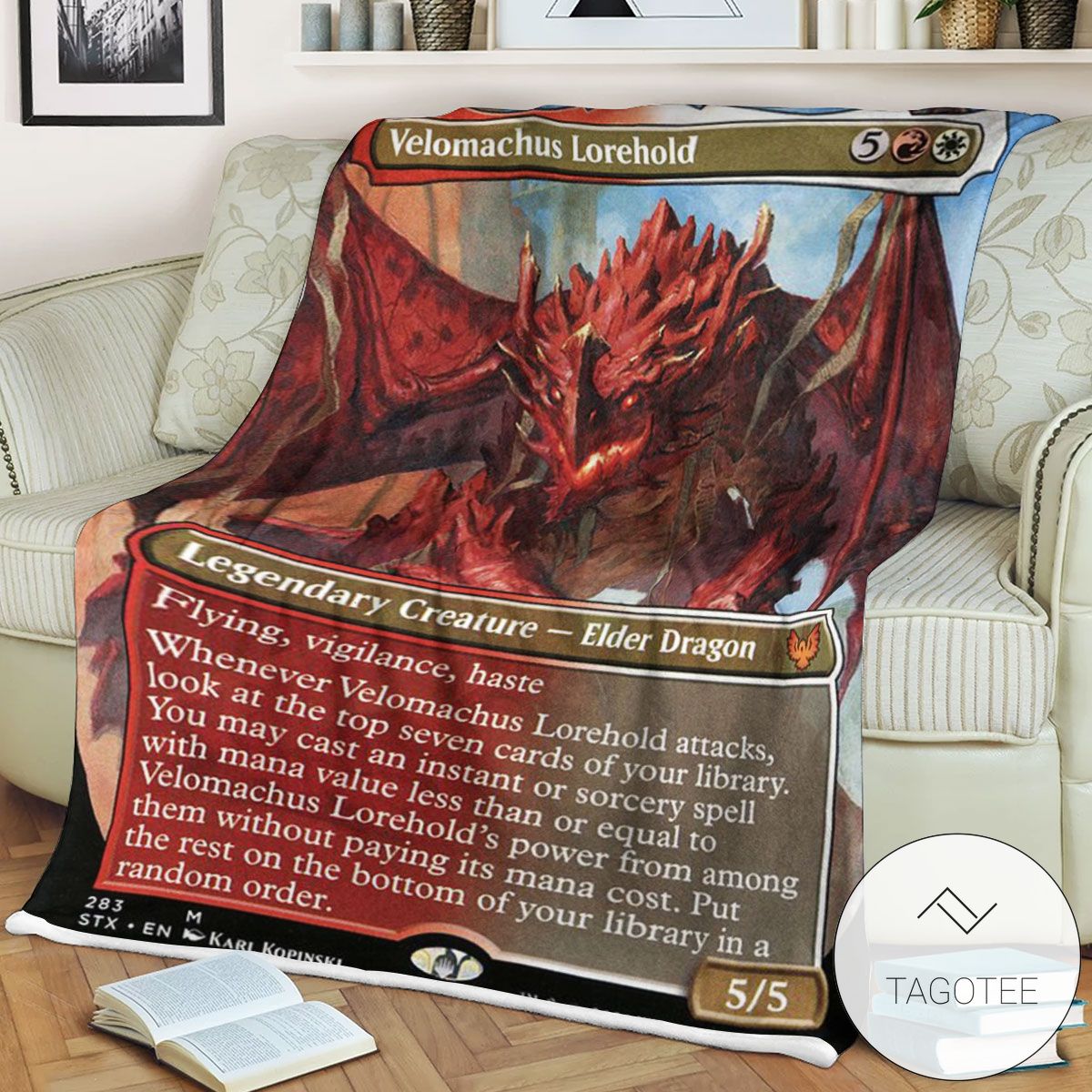 Stx 283 Velomachus Lorehold Mtg Game Magic The Gathering Blanket Stx 283 Velomachus Lorehold Mtg Game Magic The Gathering Blanket