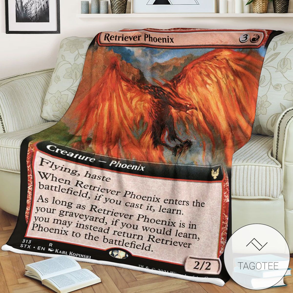 Stx 313 Retriever Phoenix Mtg Game Magic The Gathering Blanket Stx 313 Retriever Phoenix Mtg Game Magic The Gathering Blanket