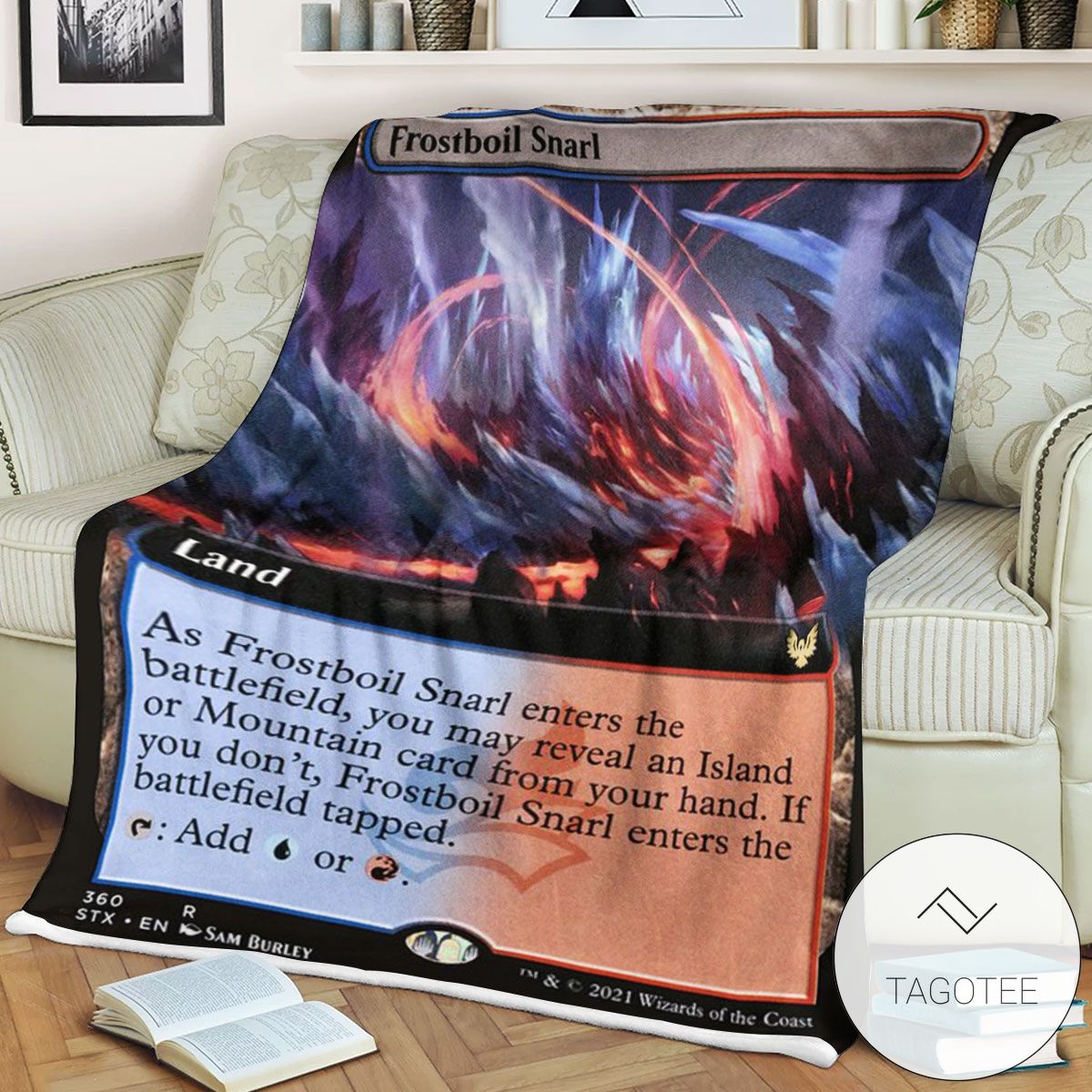 Stx 360 Frostboil Snarl Mtg Game Magic The Gathering Blanket Stx 360 Frostboil Snarl Mtg Game Magic The Gathering Blanket