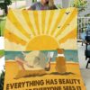 Summer With Your Dog Everything Has Beauty But Not Everyone Sees It Blanket
