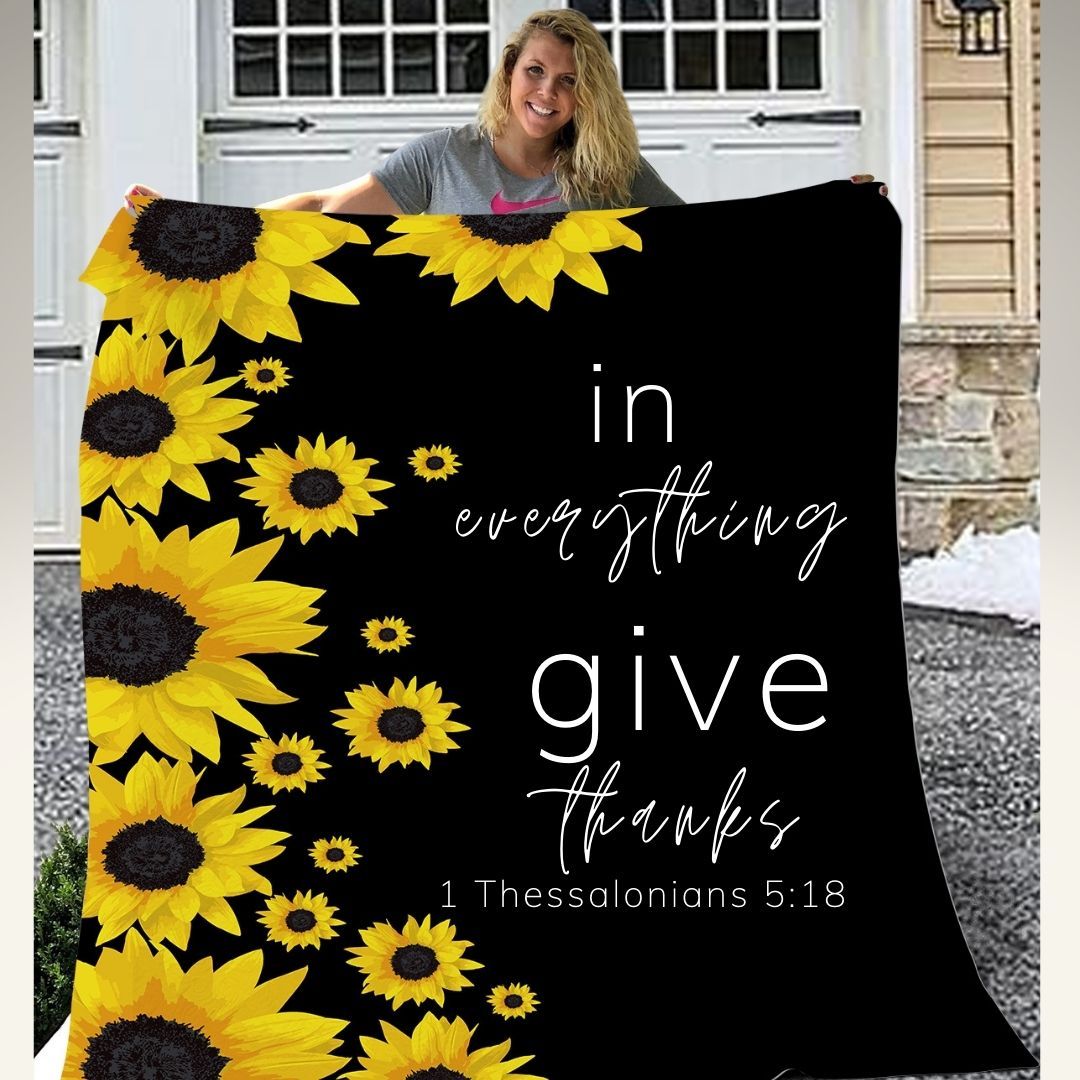 Sunflower Custom Personalized Blanket 3 Sunflower Custom Personalized Blanket 3