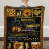 Sunflower To My Girlfriend I Was A Little Late To Be Your First Love Quilt Blanket