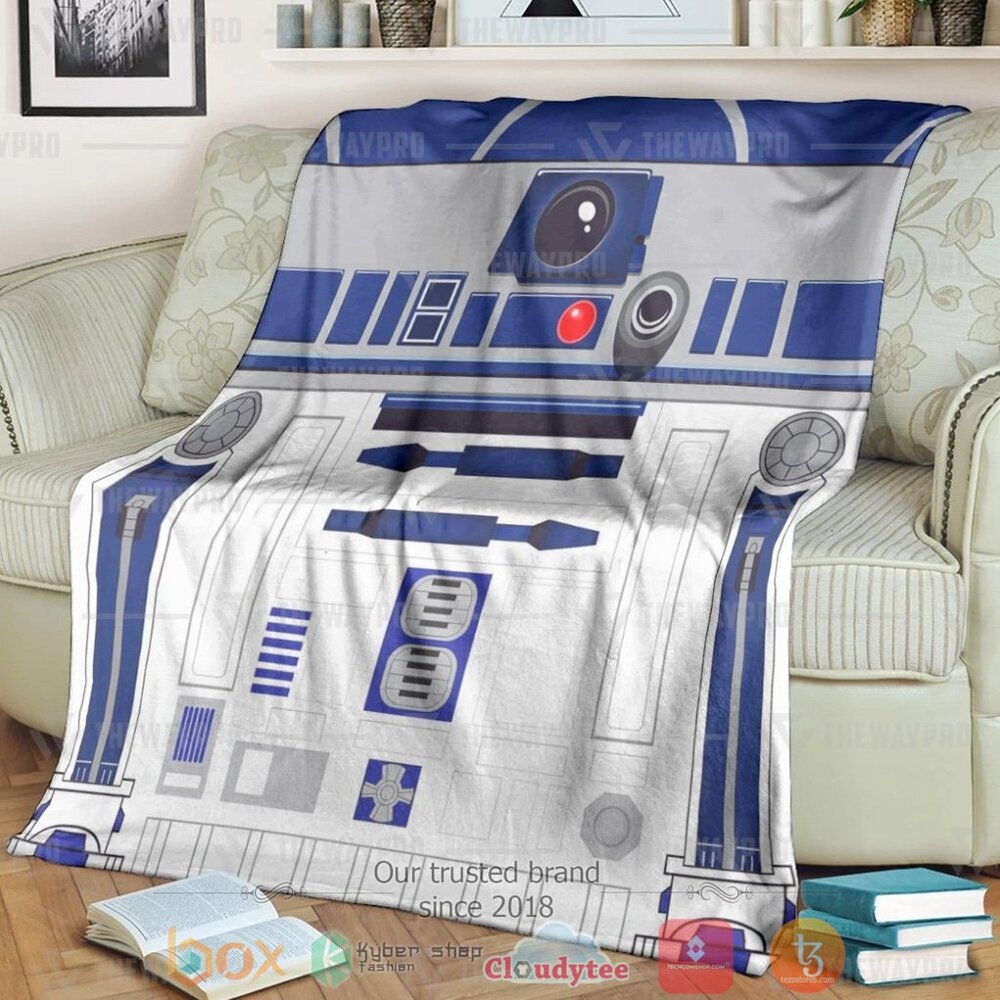 Sw R2D2 Adesivo Custom Soft Blanket Sw R2D2 Adesivo Custom Soft Blanket