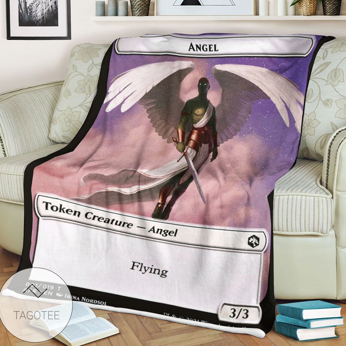 Tafr 1 Angel Magic The Gathering Mtg Blanket Tafr 1 Angel Magic The Gathering Mtg Blanket