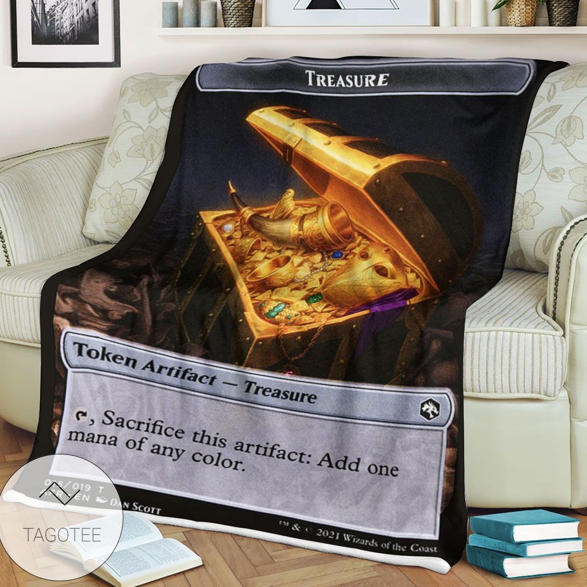 Tafr 15 Treasure Magic The Gathering Mtg Blanket Tafr 15 Treasure Magic The Gathering Mtg Blanket