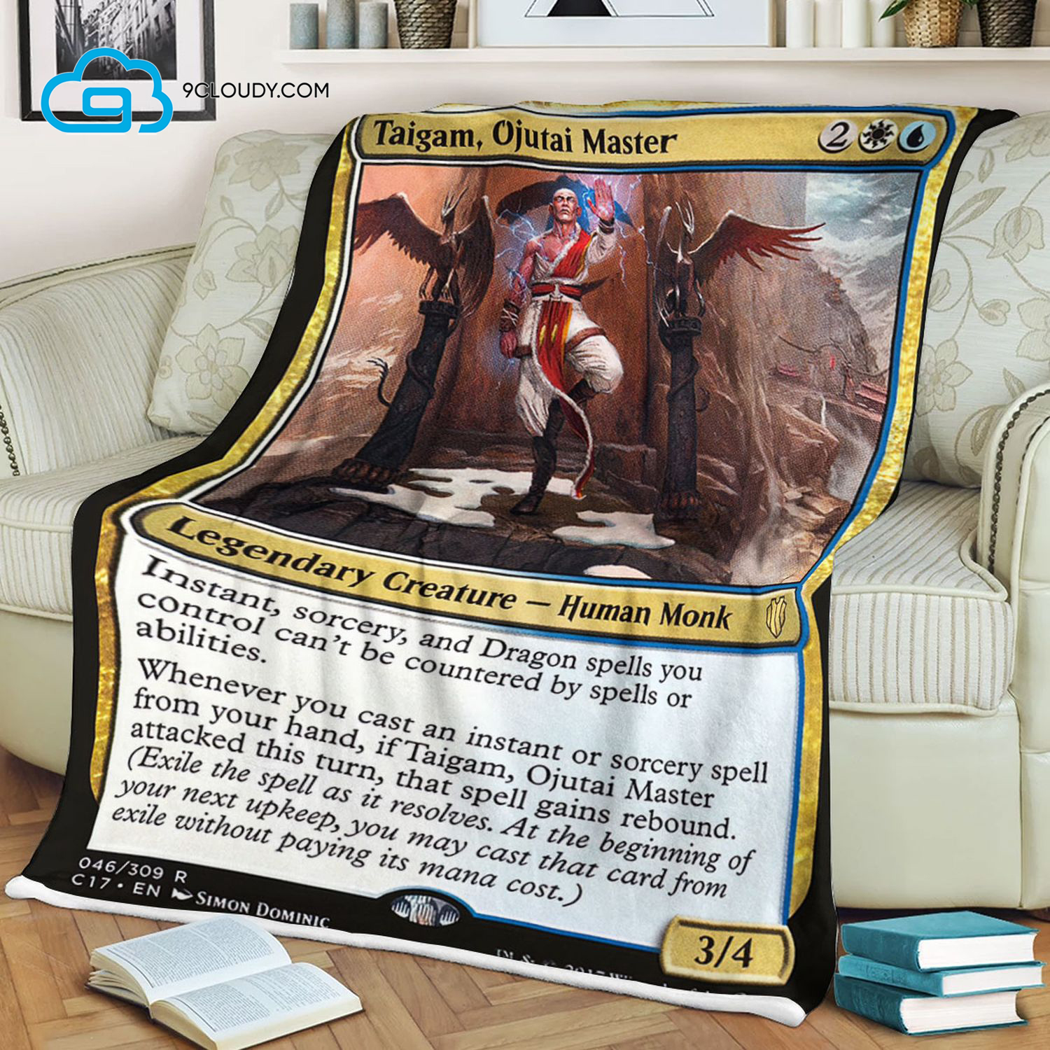Taigam Ojutai Master Game Magic The Gathering Blanket Taigam Ojutai Master Game Magic The Gathering Blanket