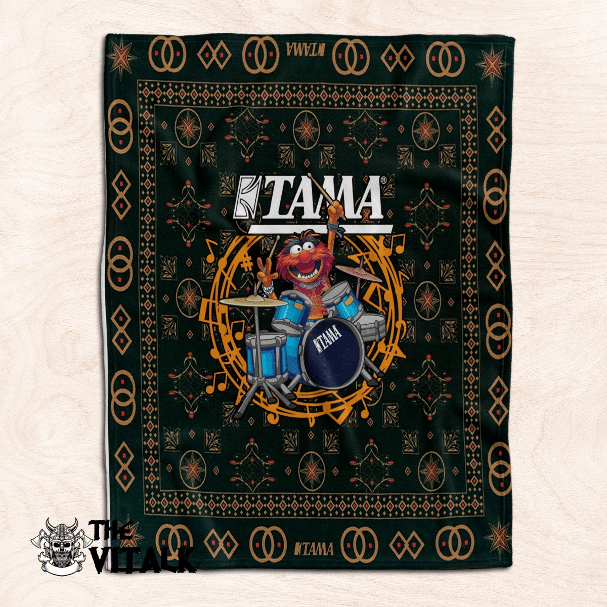 Tama Drums Animal The Muppet Fleece Blanket Tama Drums Animal The Muppet Fleece Blanket