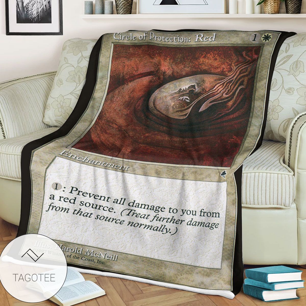 Tempest Tmp 11 Circle Of Protection Red Mtg Blanket Tagotee Tempest Tmp 11 Circle Of Protection Red Mtg Blanket Tagotee