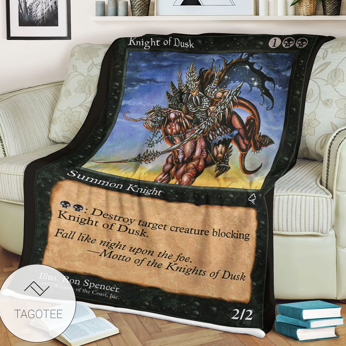 Tempest Tmp 140 Knight Of Dusk Mtg Blanket Tagotee Tempest Tmp 140 Knight Of Dusk Mtg Blanket Tagotee