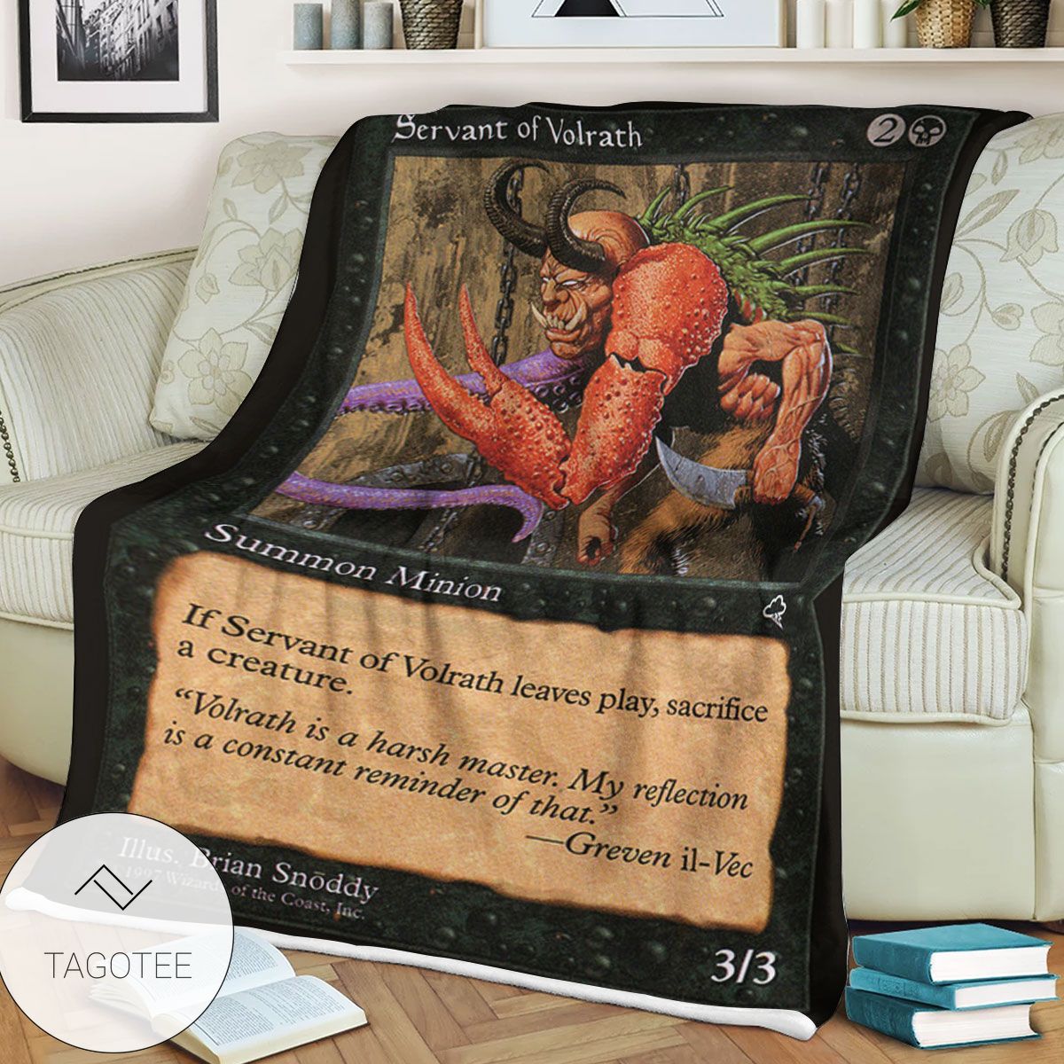 Tempest Tmp 156 Servant Of Volrath Mtg Blanket Tempest Tmp 156 Servant Of Volrath Mtg Blanket