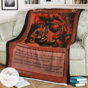 Tempest Tmp 164 Blood Frenzy Mtg Blanket Tagotee
