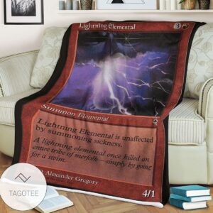 Tempest Tmp 186 Lightning Elemental Mtg Blanket