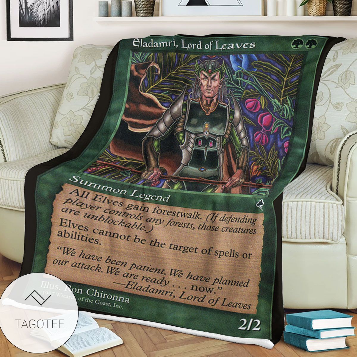 Tempest Tmp 224 Eladamri Lord Of Leaves Mtg Blanket Tagotee Tempest Tmp 224 Eladamri Lord Of Leaves Mtg Blanket Tagotee