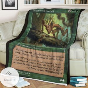 Tempest Tmp 233 Heartwood Treefolk Mtg Blanket Tagotee