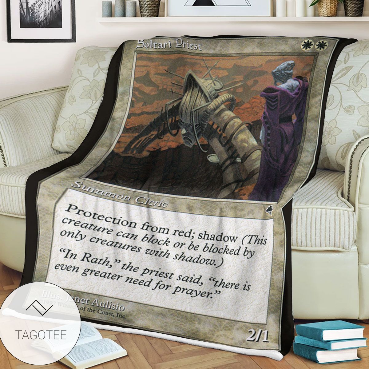 Tempest Tmp 46 Soltari Priest Mtg Blanket Tempest Tmp 46 Soltari Priest Mtg Blanket
