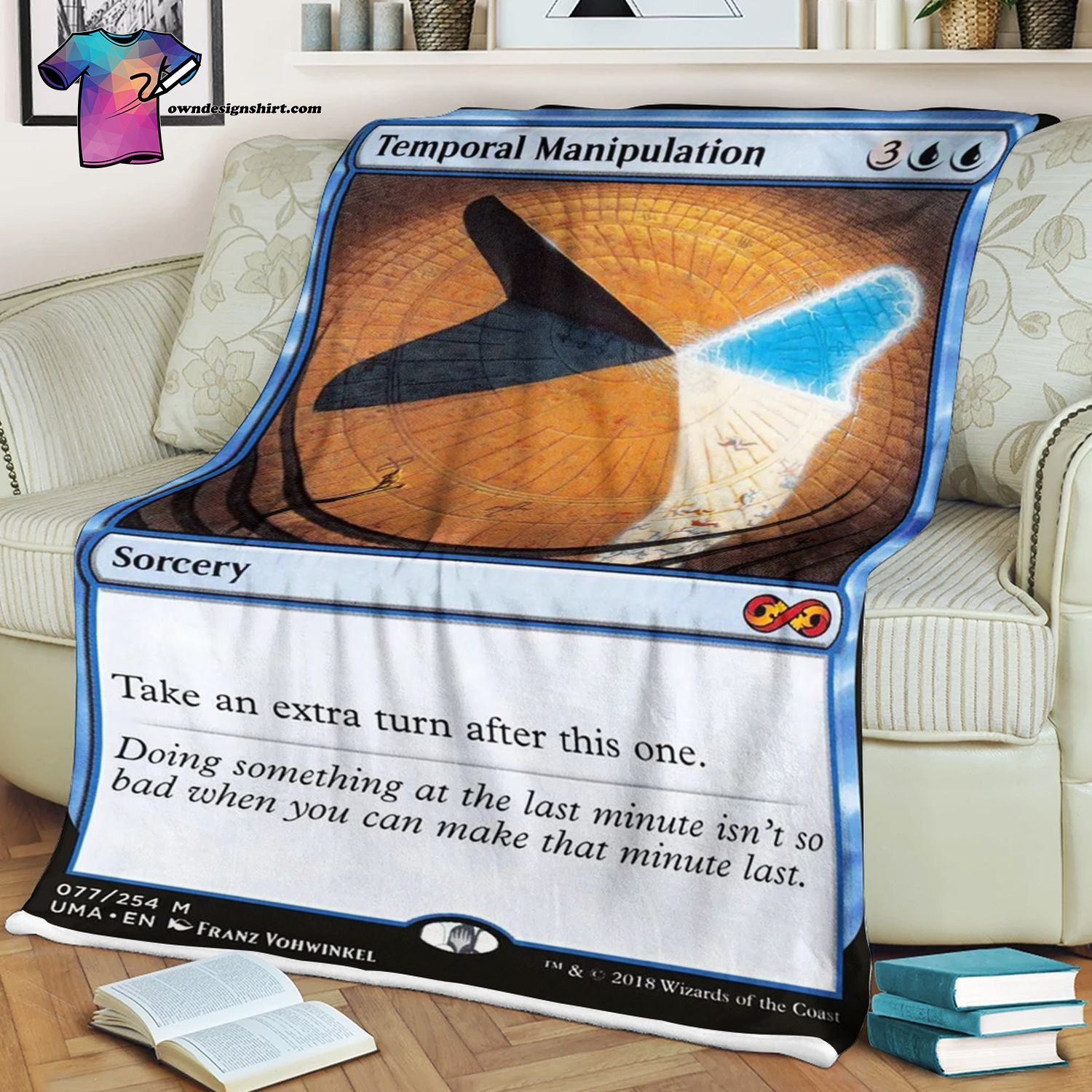 Temporal Manipulation Game Magic The Gathering Blanket Temporal Manipulation Game Magic The Gathering Blanket