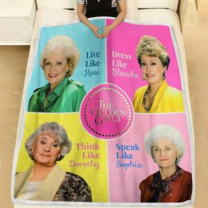 The Golden Girls Live Like Rose Dress Like Blanche Blanket