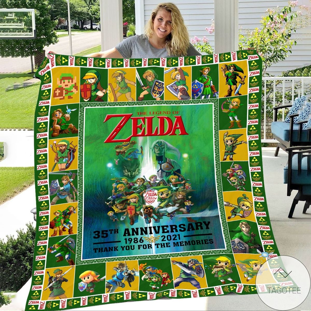 The Legends Of Zelda 35Th Anniversary 1986 2021 Thank You For The Memories Blanket The Legends Of Zelda 35Th Anniversary 1986 2021 Thank You For The Memories Blanket