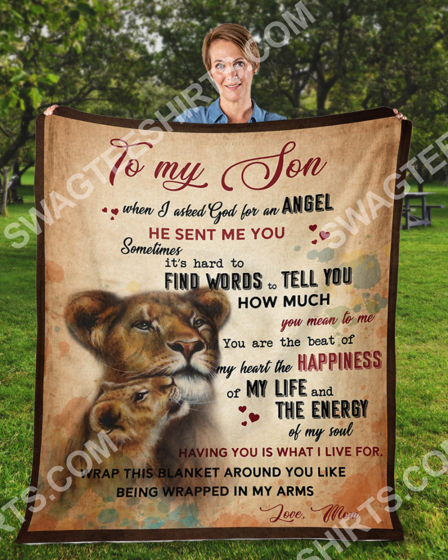 The Lion To My Son You Are The Best Of My Heart Blanket The Lion To My Son You Are The Best Of My Heart Blanket